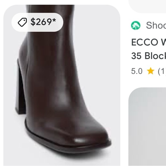 ECCO ankle boots in a deep chocolate brown color. LIKE NEW CONDITION BARGAIN! - Picture 2 of 10